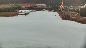 Skiareál Hlubočky - Horní část sjezdovky skiareálu Hlubočky - 2.3.2026 v 06:45