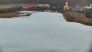 Skiareál Hlubočky - Horní část sjezdovky skiareálu Hlubočky - 2.3.2026 v 06:55
