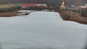 Skiareál Hlubočky - Horní část sjezdovky skiareálu Hlubočky - 2.3.2026 v 07:00