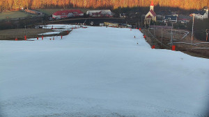 Skiareál Hlubočky - Horní část sjezdovky skiareálu Hlubočky - 2.3.2026 v 07:25