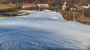 Skiareál Hlubočky - Horní část sjezdovky skiareálu Hlubočky - 2.3.2026 v 08:25
