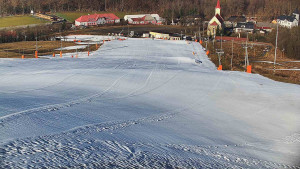 Skiareál Hlubočky - Horní část sjezdovky skiareálu Hlubočky - 2.3.2026 v 08:50
