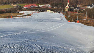 Skiareál Hlubočky - Horní část sjezdovky skiareálu Hlubočky - 2.3.2026 v 09:05