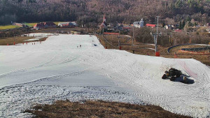 Skiareál Hlubočky - Horní část sjezdovky skiareálu Hlubočky - 2.3.2026 v 14:00