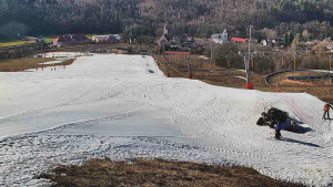 Skiareál Hlubočky - Horní část sjezdovky skiareálu Hlubočky - 2.3.2026 v 14:35