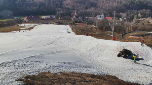 Skiareál Hlubočky - Horní část sjezdovky skiareálu Hlubočky - 2.3.2026 v 14:50