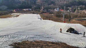 Skiareál Hlubočky - Horní část sjezdovky skiareálu Hlubočky - 2.3.2026 v 15:05