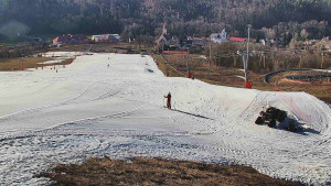 Skiareál Hlubočky - Horní část sjezdovky skiareálu Hlubočky - 2.3.2026 v 15:15