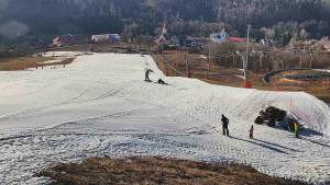 Skiareál Hlubočky - Horní část sjezdovky skiareálu Hlubočky - 2.3.2026 v 15:35