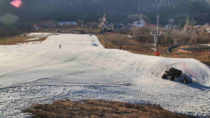 Skiareál Hlubočky - Horní část sjezdovky skiareálu Hlubočky - 2.3.2026 v 16:05