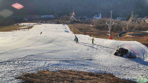 Skiareál Hlubočky - Horní část sjezdovky skiareálu Hlubočky - 2.3.2026 v 16:25