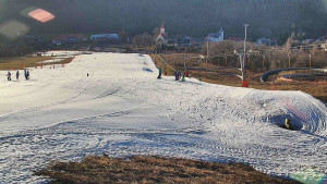 Skiareál Hlubočky - Horní část sjezdovky skiareálu Hlubočky - 2.3.2026 v 16:30