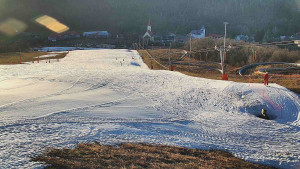 Skiareál Hlubočky - Horní část sjezdovky skiareálu Hlubočky - 2.3.2026 v 16:50