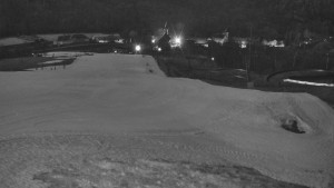 Skiareál Hlubočky - Horní část sjezdovky skiareálu Hlubočky - 3.3.2026 v 01:05