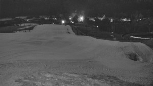 Skiareál Hlubočky - Horní část sjezdovky skiareálu Hlubočky - 3.3.2026 v 03:30