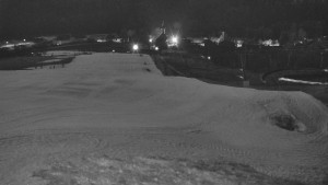 Skiareál Hlubočky - Horní část sjezdovky skiareálu Hlubočky - 3.3.2026 v 03:50