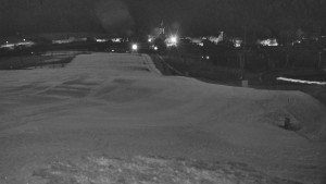 Skiareál Hlubočky - Horní část sjezdovky skiareálu Hlubočky - 3.3.2026 v 05:30