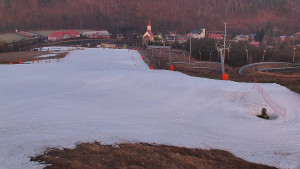 Skiareál Hlubočky - Horní část sjezdovky skiareálu Hlubočky - 3.3.2026 v 06:10