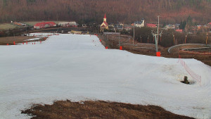 Skiareál Hlubočky - Horní část sjezdovky skiareálu Hlubočky - 3.3.2026 v 06:20