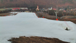 Skiareál Hlubočky - Horní část sjezdovky skiareálu Hlubočky - 3.3.2026 v 06:25