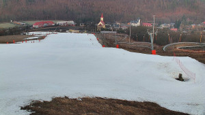 Skiareál Hlubočky - Horní část sjezdovky skiareálu Hlubočky - 3.3.2026 v 06:35
