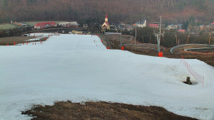 Skiareál Hlubočky - Horní část sjezdovky skiareálu Hlubočky - 3.3.2026 v 06:55 Skiareál Hlubočky - Horní část sjezdovky skiareálu Hlubočky - 3.3.2026 v 06:55