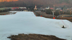 Skiareál Hlubočky - Horní část sjezdovky skiareálu Hlubočky - 3.3.2026 v 07:00