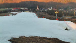 Skiareál Hlubočky - Horní část sjezdovky skiareálu Hlubočky - 3.3.2026 v 07:05
