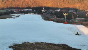 Skiareál Hlubočky - Horní část sjezdovky skiareálu Hlubočky - 3.3.2026 v 07:20
