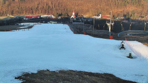 Skiareál Hlubočky - Horní část sjezdovky skiareálu Hlubočky - 3.3.2026 v 07:30