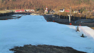 Skiareál Hlubočky - Horní část sjezdovky skiareálu Hlubočky - 3.3.2026 v 07:40