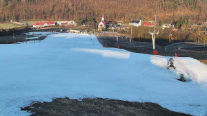 Skiareál Hlubočky - Horní část sjezdovky skiareálu Hlubočky - 3.3.2026 v 07:45