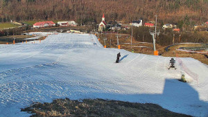 Skiareál Hlubočky - Horní část sjezdovky skiareálu Hlubočky - 3.3.2026 v 08:20