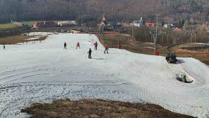 Skiareál Hlubočky - Horní část sjezdovky skiareálu Hlubočky - 3.3.2026 v 12:55 Skiareál Hlubočky - Horní část sjezdovky skiareálu Hlubočky - 3.3.2026 v 12:55