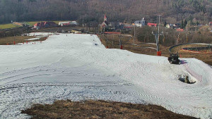 Skiareál Hlubočky - Horní část sjezdovky skiareálu Hlubočky - 3.3.2026 v 13:05