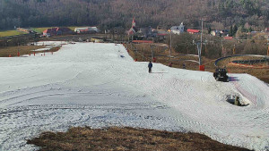 Skiareál Hlubočky - Horní část sjezdovky skiareálu Hlubočky - 3.3.2026 v 13:30