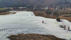 Skiareál Hlubočky - Horní část sjezdovky skiareálu Hlubočky - 3.3.2026 v 14:05