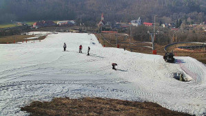Skiareál Hlubočky - Horní část sjezdovky skiareálu Hlubočky - 3.3.2026 v 14:20