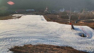 Skiareál Hlubočky - Horní část sjezdovky skiareálu Hlubočky - 3.3.2026 v 16:20