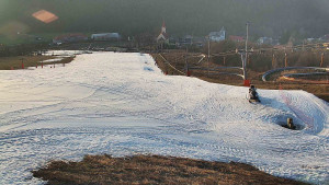 Skiareál Hlubočky - Horní část sjezdovky skiareálu Hlubočky - 3.3.2026 v 16:35