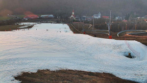 Skiareál Hlubočky - Horní část sjezdovky skiareálu Hlubočky - 3.3.2026 v 17:10