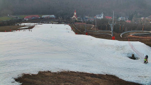 Skiareál Hlubočky - Horní část sjezdovky skiareálu Hlubočky - 3.3.2026 v 17:20