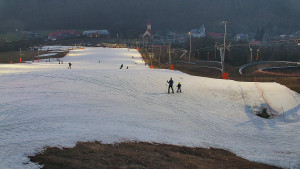 Skiareál Hlubočky - Horní část sjezdovky skiareálu Hlubočky - 3.3.2026 v 17:55