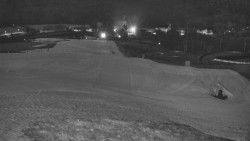 Horní část sjezdovky skiareálu Hlubočky