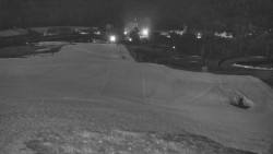 Horní část sjezdovky skiareálu Hlubočky