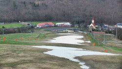 Horní část sjezdovky skiareálu Hlubočky