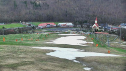 Horní část sjezdovky skiareálu Hlubočky