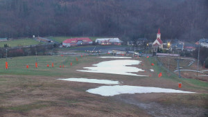 Skiareál Hlubočky - Horní část sjezdovky skiareálu Hlubočky - 31.3.2026 v 06:20