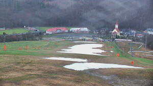 Skiareál Hlubočky - Horní část sjezdovky skiareálu Hlubočky - 31.3.2026 v 06:55