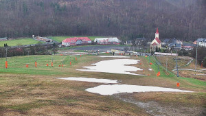 Skiareál Hlubočky - Horní část sjezdovky skiareálu Hlubočky - 31.3.2026 v 07:15